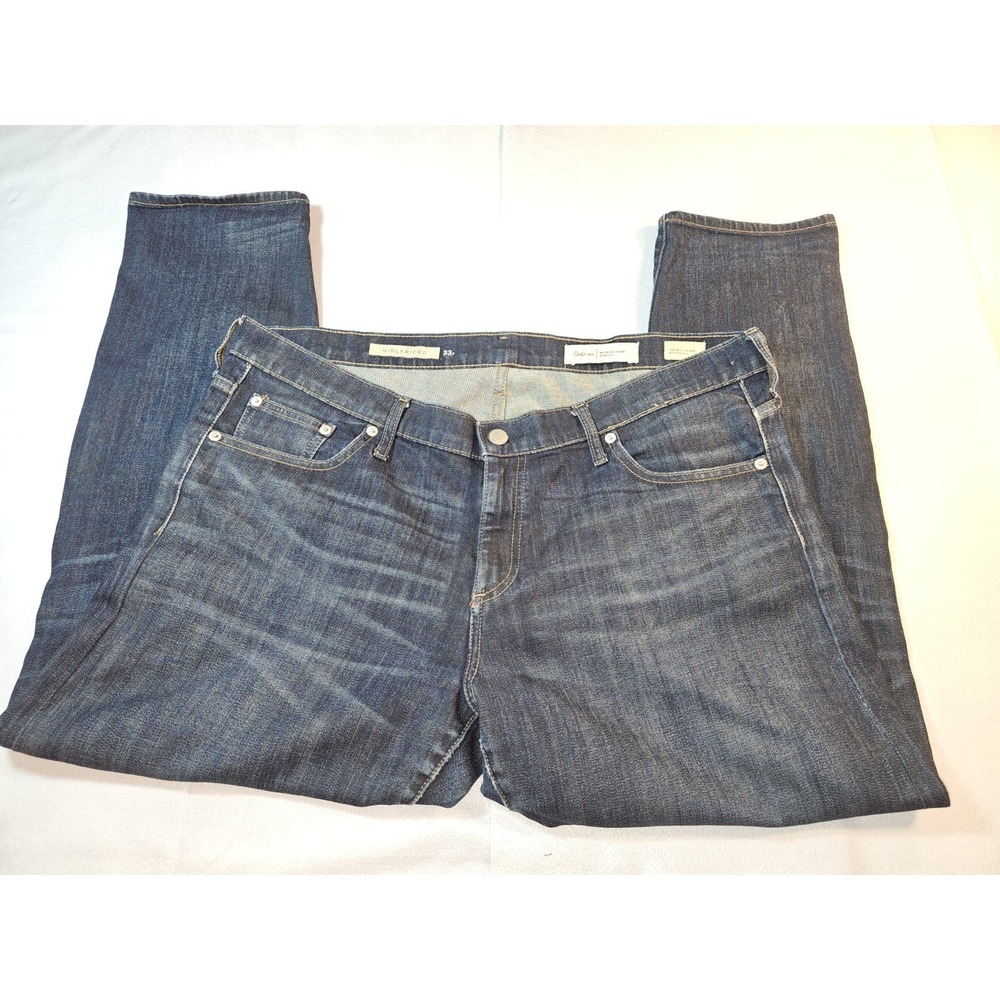 Gap 1969 Selvedge Jeans 33x28 (Fits 35x28) Japanese Denim Straight Fit Dark Wash - Picture 11 of 12